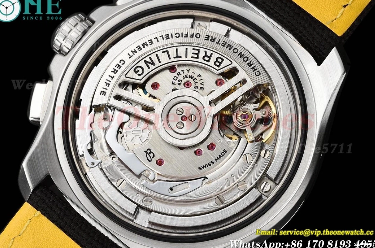 SS NY BLSF B01 Avenger Cal.01 Black 44mm Dial Chrono 0514